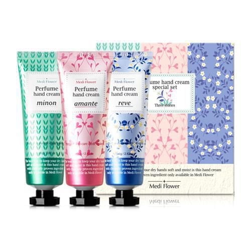 Medi Flower Perfume Hand Cream Special Set 3pcs