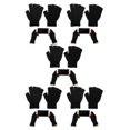 thumbnail image 3 of Thinsony Cotton Women Fingerless Mittens For Winter Soft And Comfortable Outdoor Activities Practical 5Set, 3 of 6