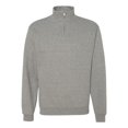 thumbnail image 1 of Nublend Cadet Collar Quarter-Zip Sweatshirt, 2XL, Oxford, 1 of 3