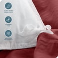 thumbnail image 2 of Bare Home Housse de Couette Sablée - Ultra Douce - Premium 1800 Collection - Ensemble 2 Pcs - Lit Simple/simple TG, Bois de Rose, 2 of 7
