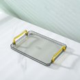 thumbnail image 2 of yuksok Restaurant Serving Tray Living Room Bathroom Tray Gray, 2 of 6