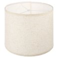 thumbnail image 1 of SHISUYAN Indoors Linen Lamp Shade Rustic Hanging Light Shade Round Lamp Cover Replacement, 1 of 9