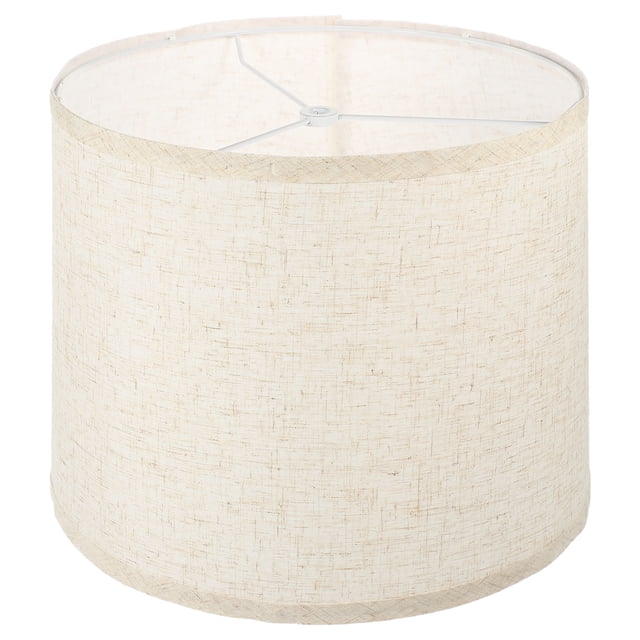 SHISUYAN Indoors Linen Lamp Shade Rustic Hanging Light Shade Round Lamp Cover Replacement