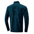 thumbnail image 4 of KIHOUT Chandails Molletonnés de Printemps et d'Hiver pour Hommes, Chandails Molletonnés Unis à Col Roulé à Fermeture Éclair à Manches Longues pour l'Extérieur, Hauts de Base T-, Taille P-2TG, 4 of 6
