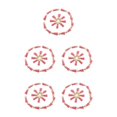 thumbnail image 2 of Ruiboury 100pack/lot Stand Out Unique Tassel DIY Tassel Accessory For Keychain Gifts pink-Gold 5Set, 2 of 6