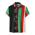 thumbnail image 2 of Birdeem Chemise Décontractée pour Homme à Manches Courtes Style Hawaïen de Vacances Blouse T-Shirt, 2 of 12