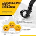 thumbnail image 4 of Staron Bike Mirror under $5! Bicycle Rearview Mirror Handlebar Mount 360 Degree Adjustable for Safety Cycling Scooter E-Bike, 4 of 6