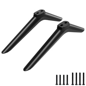 CHUANK TV Levez les jambes pour l'Hisense TV Les jambes pour l'Hisense 40” 43” TV 40H5590F 40H4F 40H3F9 40H4030F1 43H4F 43H4030F 43H4030F1 TV Support avec vis Set facile à installer noir