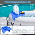 thumbnail image 4 of Anivia Hot Tub Table Tray Adjustable Non Slip Drink Caddy with 2 Cup Holders, Fits Inflatable Spa Pool Bathtub, 4 of 7