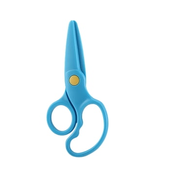 Children's Scissors - PP Plastic Blunt Head Cutter for Preschool DIY, Safe Hand Scissors for Kids