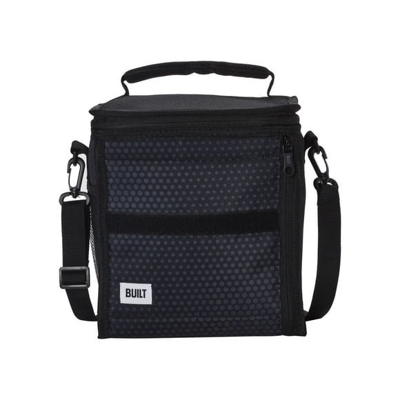 Built NY Midnight Microdot Gel Cube Lunch Bag