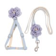 thumbnail image 1 of Shisuyan Flower Design Pet Traction Strap For Cats Safe Outdoor Cat Harness Leash Comfortable Stylish For Pets, 1 of 8