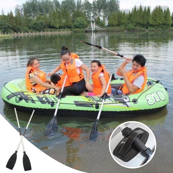 TopLLC Swimming Equipment, Swimming Accessories Detachable Double Aluminum Alloy Paddle Reinforced Kayak Inflatable Paddle Kayak paddle