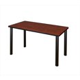 thumbnail image 1 of Regency MT4824CHBPBK 48 X 24 In. Kee Training Table - Cherry & Black Post Legs, 1 of 1