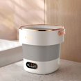 thumbnail image 1 of WIFKLSIIPG Portable Washing Machine15L Collapsible Mini Washer with 3 Cleaning Modes Drain Small Foldable Laundry Machine for Travel Camping Dorms RVs Kids Clothes Underwear Socks, 1 of 8