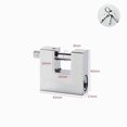 thumbnail image 3 of Anti-Theft Locker with 3 Keys D-shaped Padlock Waterproof Imitation Pick Lock, 3 of 9