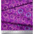 thumbnail image 2 of Soimoi Rayon Fabric Flower Artistic Fabric Prints By Yard 42 Inch Wide, 2 of 3
