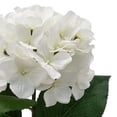 thumbnail image 4 of Mainstays Indoor Artificial Hydrangea Flower Stem, White Color, Assembled Height 24", 4 of 5