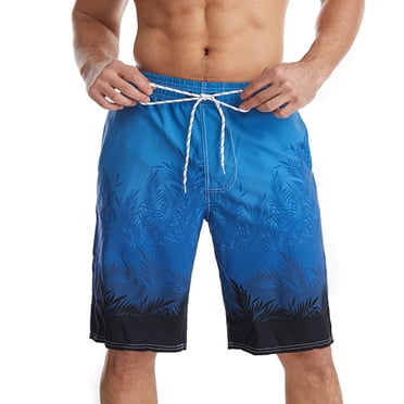 Product Category Men’s Board Shorts | Product Title Quick Drying Loose Surfing Stripe Pattern Fashion Casual Beach Swimsuit
