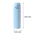 thumbnail image 3 of EGNMCR Tasses Portables et à la Mode Gobelet d'Eau en Acier Inoxydable pour Hommes et Femmes avec Poignée Couvercle à Ressort Gobelet Isotherme Bouteille d'Eau 450 ml, 3 of 6