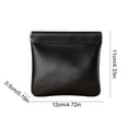thumbnail image 4 of Feltree Portable Coin PouchAutomatic Closure Coin PurseFaux Leather OrganizerBagCash Pouch for Carrying Coin Convenient Jewelry Pouch, 4 of 7