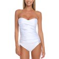 thumbnail image 1 of RELLECIGA Maillot de Bain une Pièce pour Femme à Encolure Froncée, Tour de Cou, Bandeau Torsadé, 1 of 7