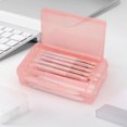 thumbnail image 4 of Pencil Box Organizer, Pencil Case Box Storage Container for Organizing with Snap Lid, Big Capacity Stackable Plastic Pen Pouch for Craft Hobby Art Supplies Journaling Stationery Sticker, 4 of 9