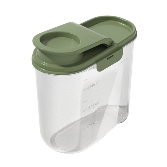 MKHSQHDG Today's Deals Food Pantry 2L Sealed Container for Kitchen Pantry Features A Viewing Window and Proof Large Grain Container Ideal for Home Garage Barn Farm Or Rice Porridge 7.87 Inch Food