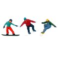 thumbnail image 2 of HILABEE 3 Pcs Peint à la Main 1/64 Modèle Miniature Ski Figurines Table Micro Paysage D, 2 of 9