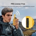 thumbnail image 4 of Retevis RT68 Rechargeable Walkie Talkies 4 Pack, Outdoor Camping Essentials Rugged, VOX, 16 CH Two Way Radio, 1200mAh Li-ion Battery, Family Hiking Cycling Radios Walkie Talkies Long Range for Adults, 4 of 9