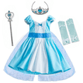 thumbnail image 1 of Girls Princess Dress Costume Cosplay Dress with Accessories, 1 of 2