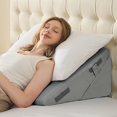 thumbnail image 1 of Wedge Pillows for Adult Adjustable Bed Wedge Pillow for Post Surgery Triangle Pillow Headboard with Bolster Cushion for Sleeping Acid Reflux Neck & Back Support and Dark G, 1 of 9