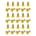 thumbnail image 1 of Unique Bargains Brass Hex Bolts, M6x10mm 30 Pack Fully Thread Grade 4.8 Machine Screws, 1 of 4