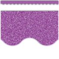 thumbnail image 1 of Teacher Created Resources TCR77022 Purple Glitz Scalloped Border Trim, 1 of 1