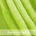 thumbnail image 4 of REGALWOVEN 1 Pcs Home Warm Soft Microplush Fleece Solid Throw Blanket Yellow Green 59" x 78", 4 of 10