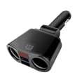 thumbnail image 2 of Dvkptbk USB Charger 2 Way Car Lighter Socket Splitter Adapter 12V 3.1A, 2 of 9