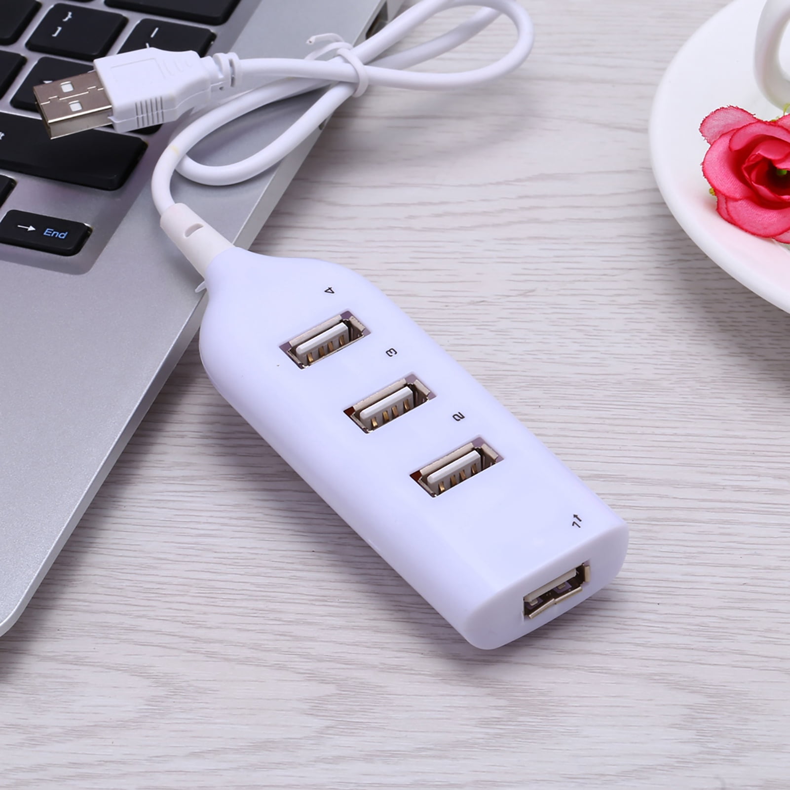 US Hub,Wired Micro USB 2.0 Computer Supplies Port USB Hub Professionally Tested