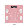 thumbnail image 3 of Wuztai Smart Body Composition Scale, Bluetooth Bathroom Weight Scale with Body Fat Percentage, High Accuracy Digital Weighing Machine for People, Extra-Large LED Display Analyzes 13 Biometrics App, 3 of 7