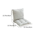 thumbnail image 3 of HWRETIE Coussin de Chaise à Dossier Haut Imperméable pour Intérieur et Extérieur, Coussin de Remplacement pour Chaise Berçante, Coussinet de Siège de Porche, 3 of 8