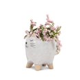 thumbnail image 2 of Abbott Collection AB-27-CRITTER-201 Jardinière pour Chat de 4 Po avec Queue, Blanc - Petit, 2 of 3