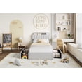 thumbnail image 2 of EDTara Kids Platform Bed with Soft Bouclé Upholstery, Bookcase Headboard, and 2 Under-Bed Storage Drawers, Easy Assembly, No Box Spring Needed, 2 of 7