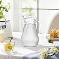 thumbnail image 4 of TACILIP Rhombic-Striped Duckbilled Kettle Plastic Cold Water Pot Clear Water Bottle Juices Pitcher Flower Tea Kettle, Kitchen Gadgets, 4 of 6