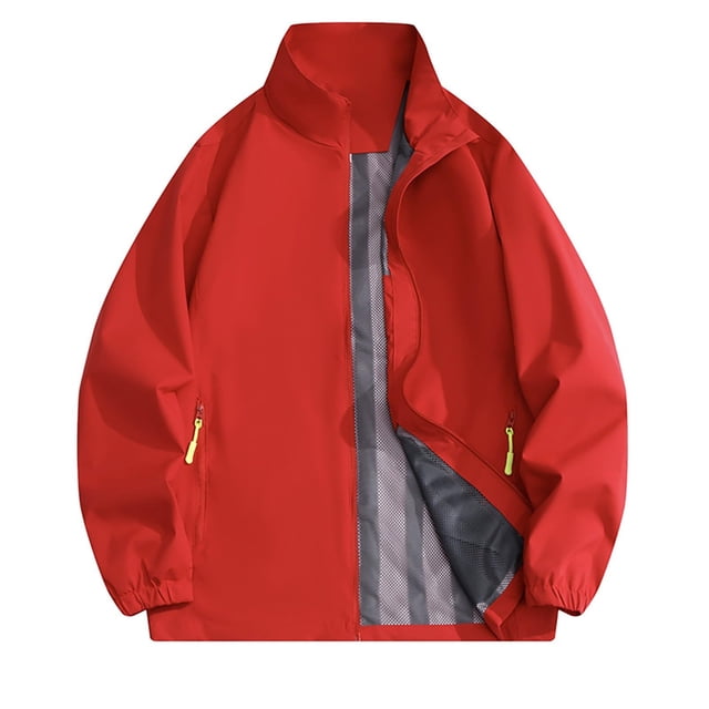 Imperméable pour Femme, Coupe-Vent pour Tenues de Randonnée, Manteau Décontracté d'Extérieur à Manches Longues