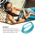 thumbnail image 4 of VONKY Bracelet de Remplacement Bracelet de Poignet Flexible Bande Ronde Bracelet de Poignet Intelligent Résistant à l'Usure Bracelet de Montre Bracelet de Sport Remplacement pour Mi 3 Sarcelle, 4 of 8