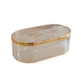 thumbnail image 2 of Multipurpose Storage Box with Lid Transparent Acrylic Cute Bear Face Shield Container Case Household Supplies, 2 of 8