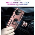 thumbnail image 3 of Supershield Armor-X Robuste Étui iPhone 11 Pro avec Support Anneau - Or Rose, 3 of 5