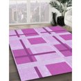thumbnail image 3 of Ahgly Tapis Rectangulaire Lavable en Machine Intérieur Transitionnel Fleur Rose, 7 Pieds x 9 Pieds, 3 of 7