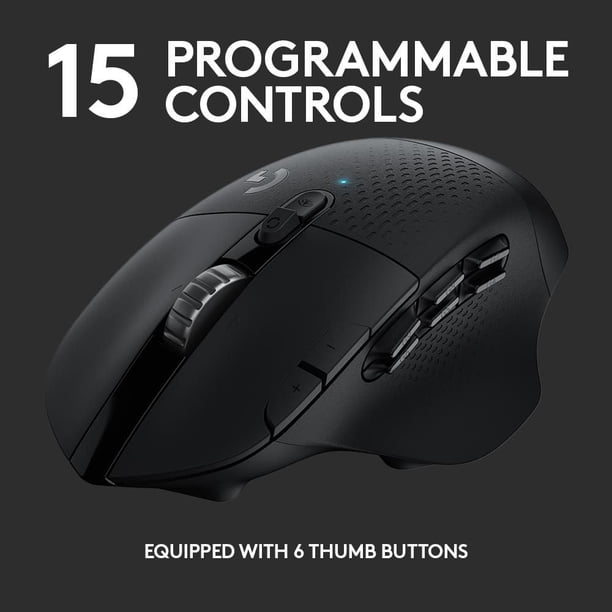Logitech G604 LIGHTSPEED Bluetooth Hero Sensor Gaming Mouse