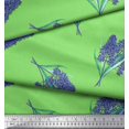 thumbnail image 3 of Soimoi Rayon Fabric Lavender Flower Print Sewing Fabric Yard 42 Inch Wide, 3 of 3
