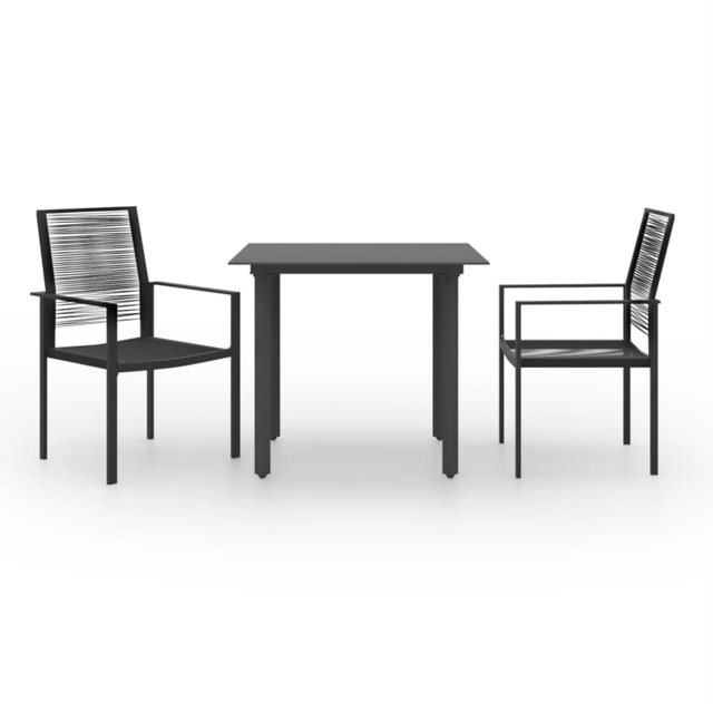 vidaXL Ensemble de Salle à Manger de Jardin 3 Pcs